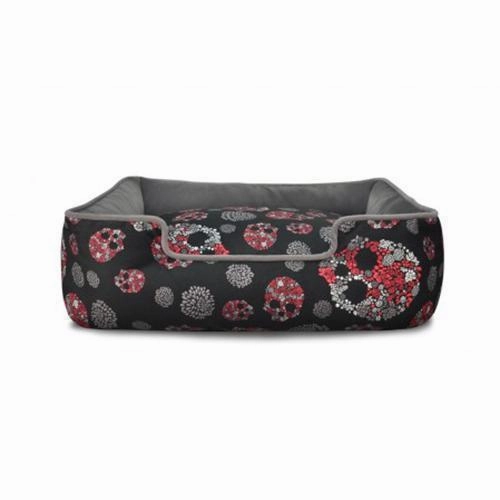 Skulls And Roses Dog Lounge Bed