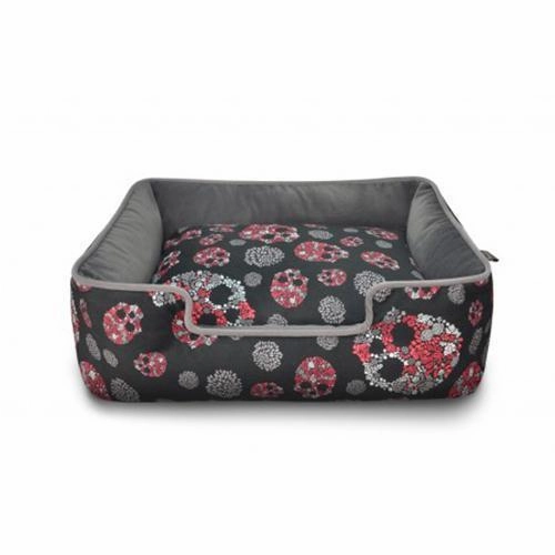 Skulls And Roses Dog Lounge Bed