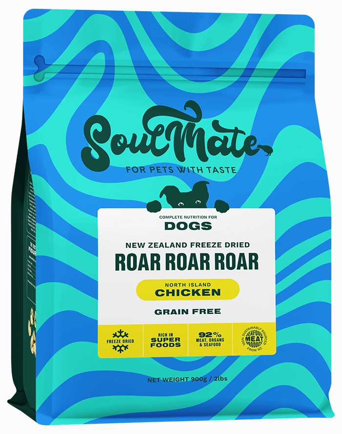 Soulmate New Zealand Freeze Dried Dog Food Roar Roar Roar - North Island Chicken