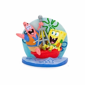 Spongebob/patrick On Buoy 3in Resin Orn Licensed