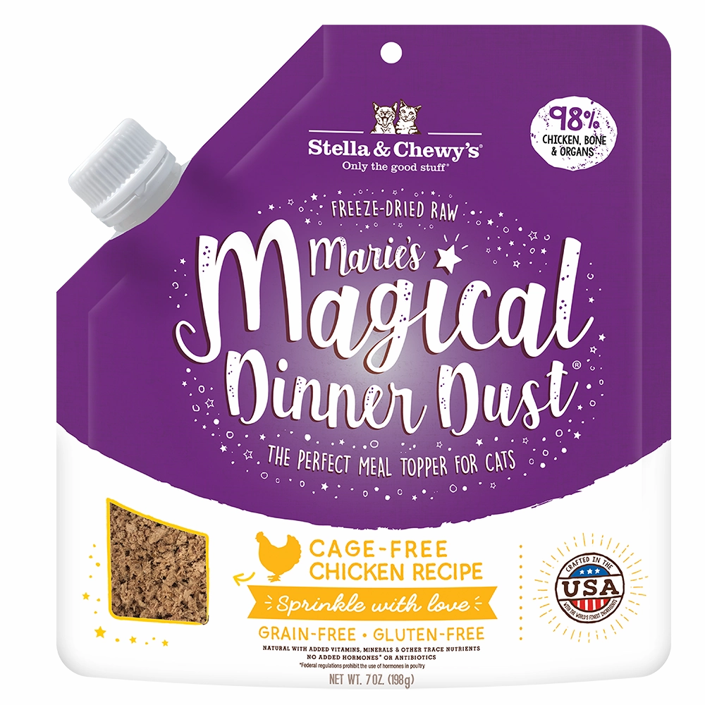 Stella & Chewy's Cat Marie's Magical Dinner Dust - Cage-Free Chicken Recipe 7oz