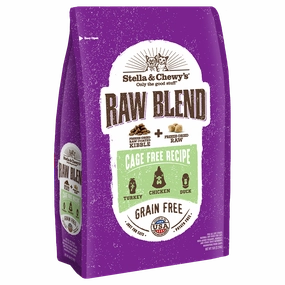 Stella & Chewy's Cat Raw Blend Kibble Cage Free Poultry Recipe 5lb