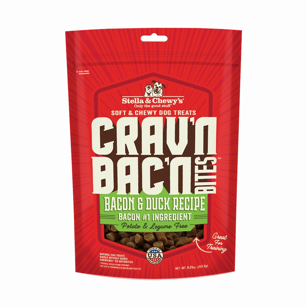 Stella & Chewy's Dog Crav'n Bac'n Bites - Bacon & Duck 8.25oz