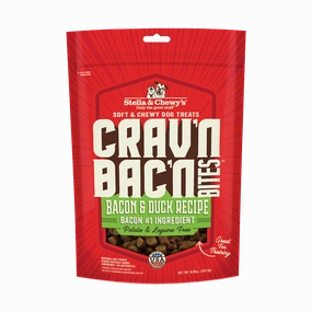 Stella & Chewy's Dog Crav'n Bac'n Bites - Bacon & Duck 8.25oz