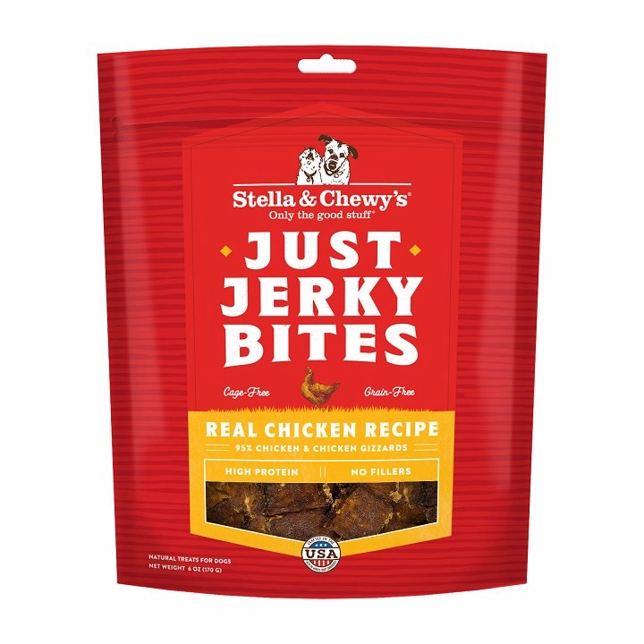 Stella & Chewy's Dog Treat Just Jerky Bites Real Chicken 6oz