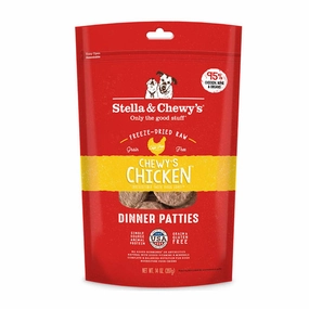 STELLA & CHEWY'S Freeze-Dried Raw Chewy's Chicken Patties for Dogs