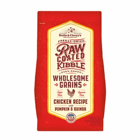 STELLA & CHEWY'S Raw Coated Kibble Chicken Recipe with Grain for Dogs