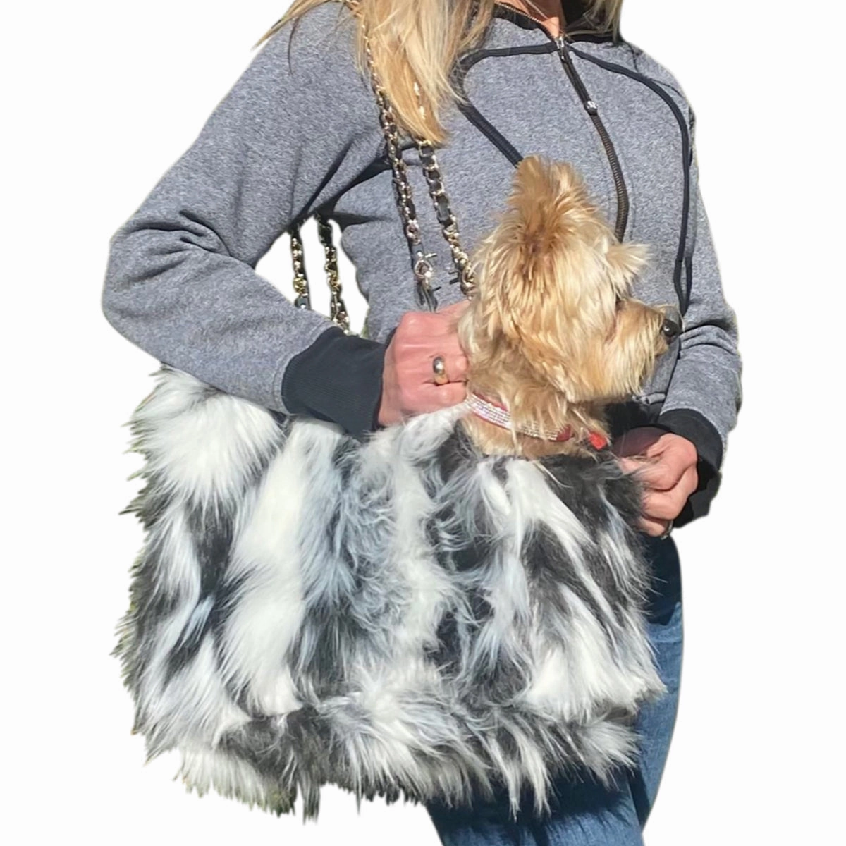 Stella Dog Carrier Tibetan Fur