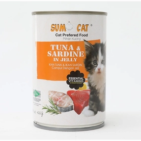 Sumo Cat Tuna and Sardine in Jelly 400g