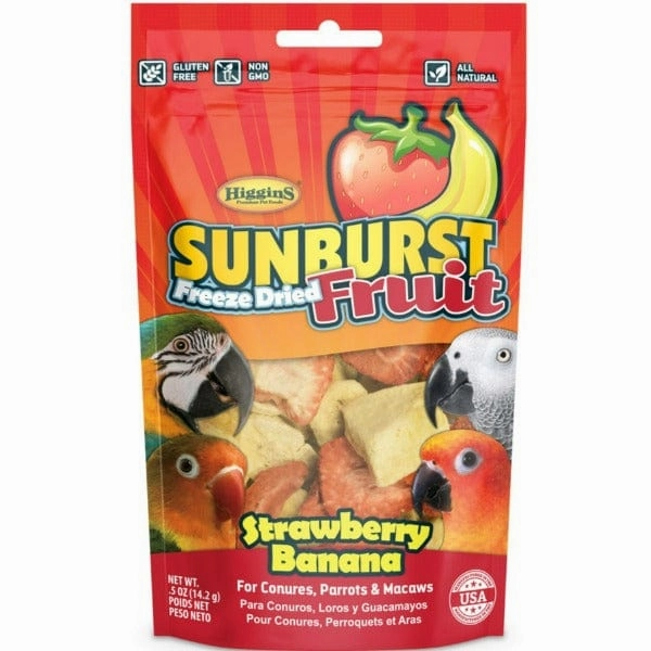 Sunburst Freeze Dried Strawberry Banana for Birds