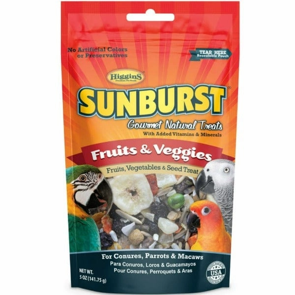 Sunburst Fruits & Veggies (Large) Gourmet Natural Bird Treats