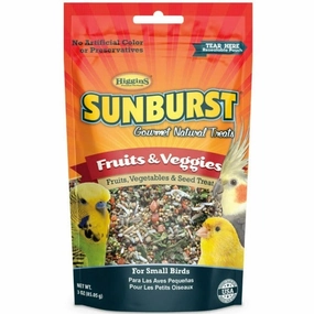 Sunburst Fruits & Veggies (Small) Gourmet Natural Bird Treats