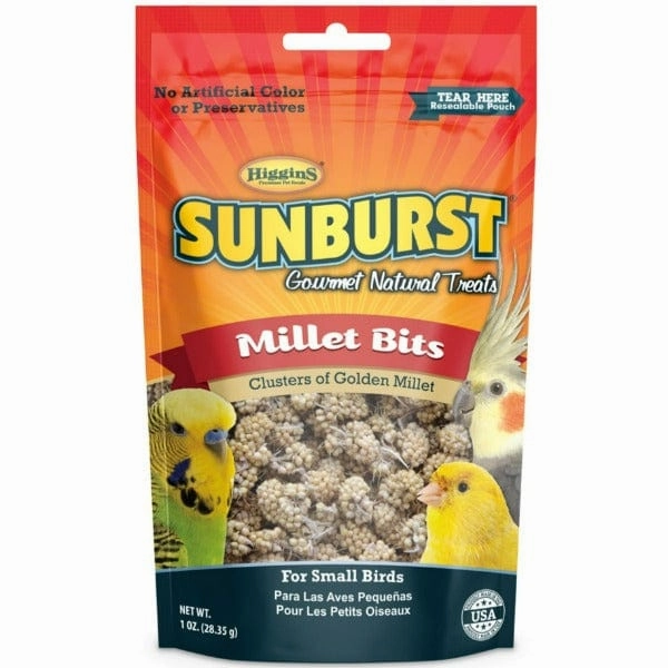 Sunburst Millet Bits Gourmet Natural Bird Treats