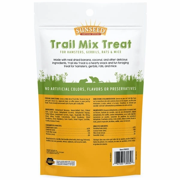 Sunseed Trail Mix Treat with Banana & Coconut for Small Pets