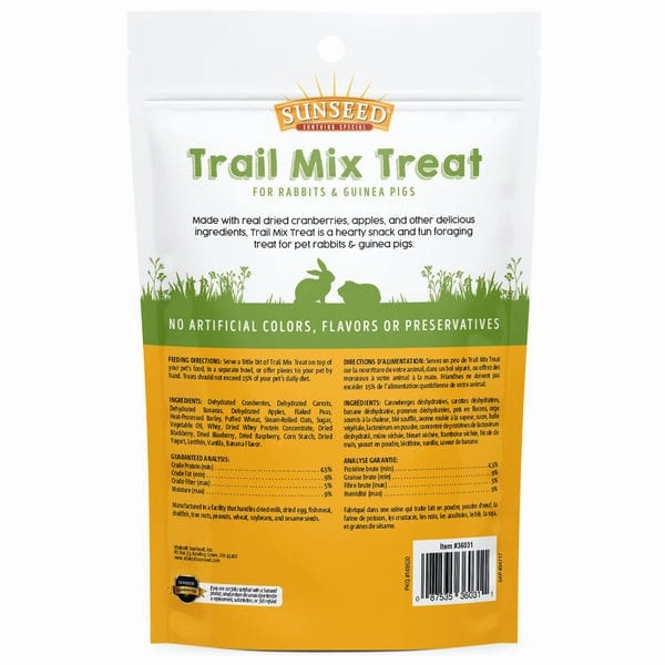 Sunseed Trail Mix Treat with Cranberry & Apple for Small Pets