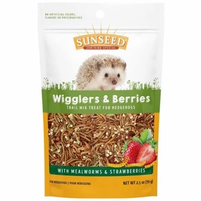 Sunseed Vita Prima Wigglers & Berries Trail Mix Treat for Hedgehogs