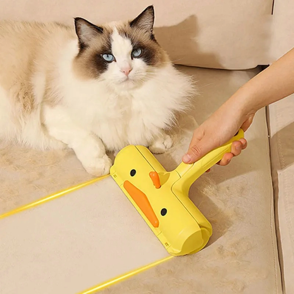 Talking Dog Club Oh Duck! Lint Roller for Dogs and Cats