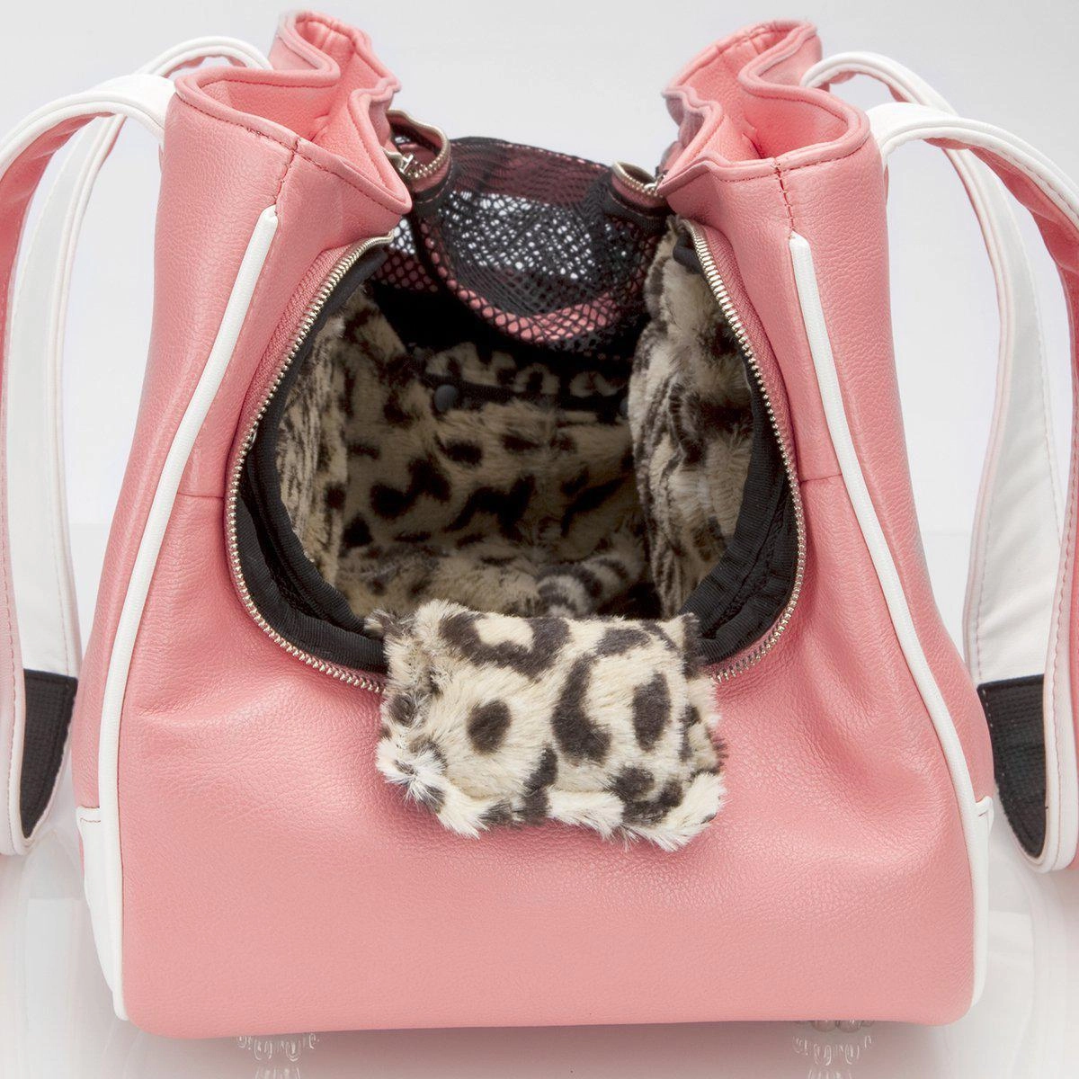 Te Quiero Chihuahua Rescue Me Tote Faux Leather Dog Carrier Pink