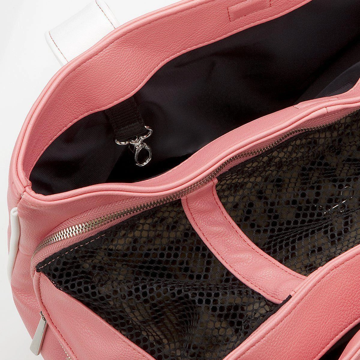 Te Quiero Chihuahua Rescue Me Tote Faux Leather Dog Carrier Pink