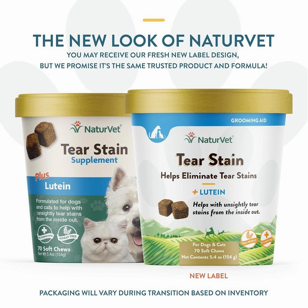 Tear Stain Supplement Plus Lutein Soft Chews for Dogs & Cats
