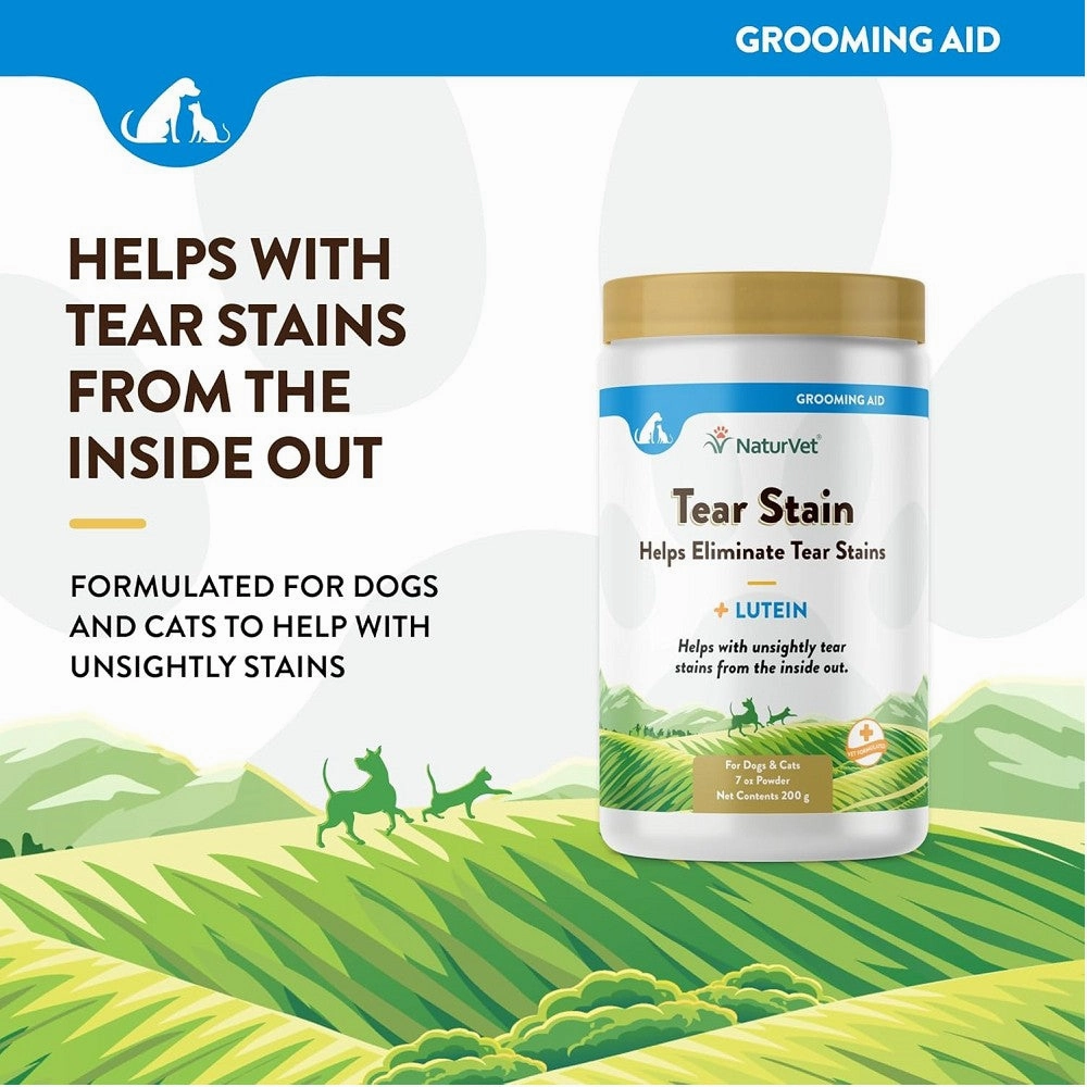 Tear Stain Supplement Powder Plus Lutein for Dogs & Cats