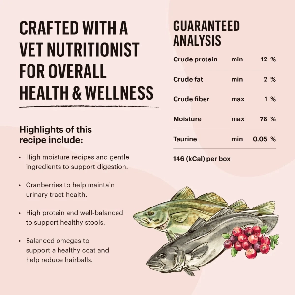 The Honest Kitchen Cate Grain Free Salmon & Cod Pate Wet Cat Food (SPECIAL ORDER ITEM)