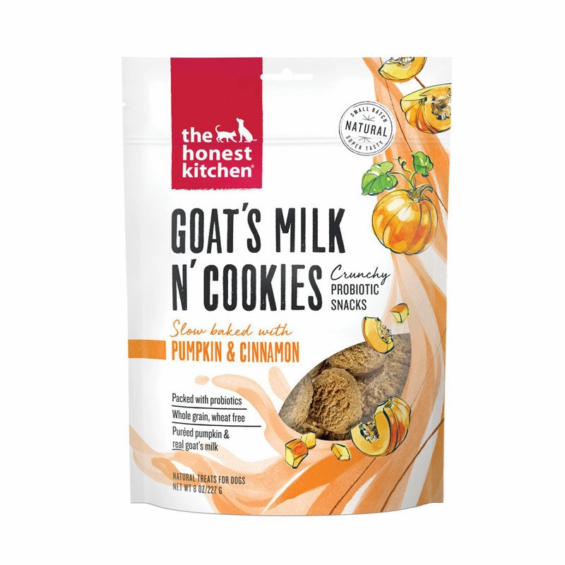 THE HONEST KITCHEN Goat's Milk N' Cookies Pumpkin Treats for Dogs
