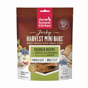 THE HONEST KITCHEN Harvest Mini Bars Chicken Recipe Treats for Dogs