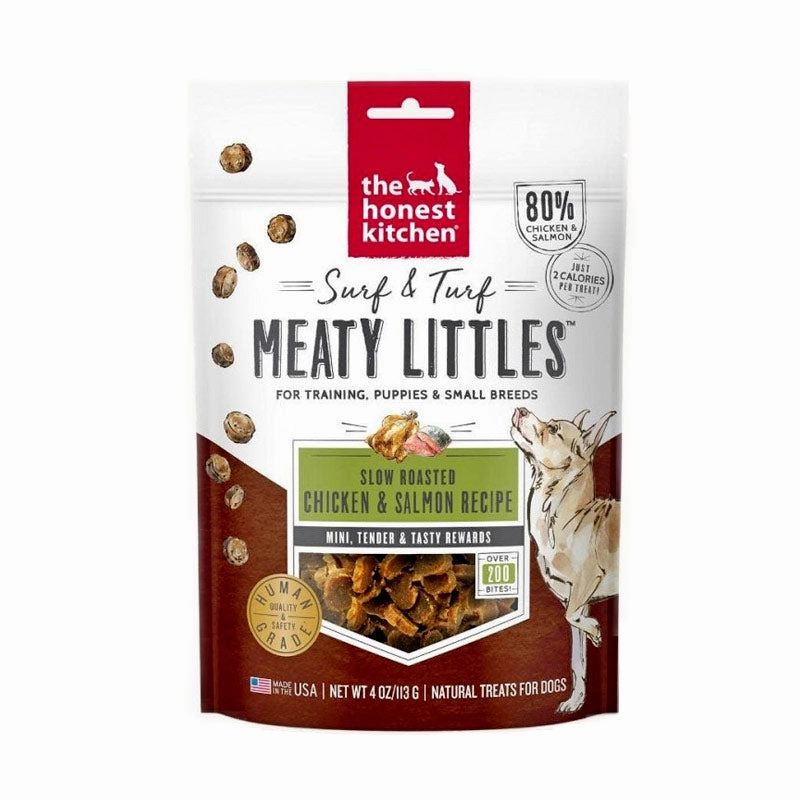THE HONEST KITCHEN Meaty Littles Chicken & Salmon Treats for Dogs