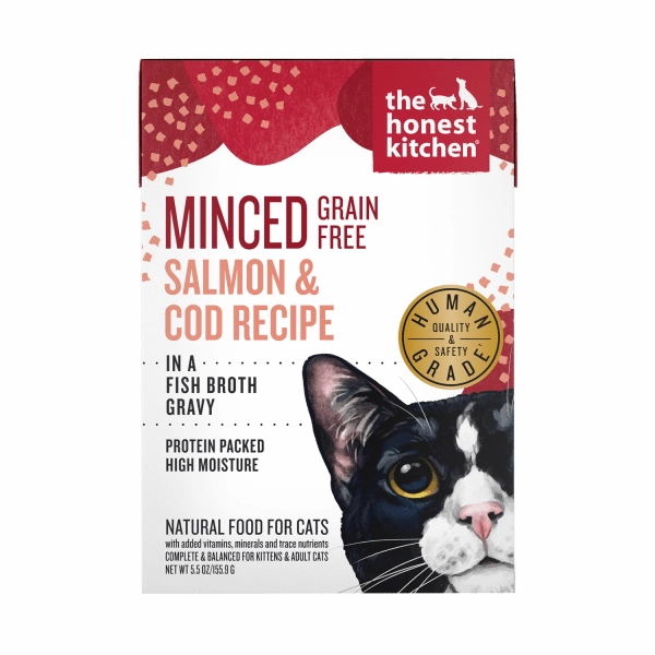The Honest Kitchen Minced Grain Free Salmon & Cod Recipe Wet Cat Food (SPECIAL ORDER ITEM)