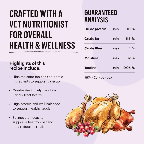 The Honest Kitchen Minced Grain Free Turkey, Chicken & Duck Recipe Wet Cat Food; Case of 12 (SPECIAL ORDER ITEM)