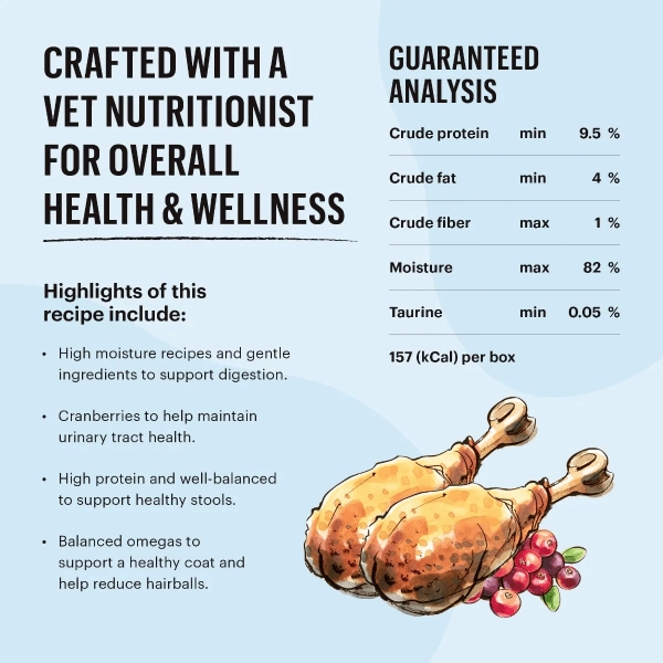 The Honest Kitchen Minced Grain Free Turkey Recipe Wet Cat Food; Case of 12 (SPECIAL ORDER ITEM)