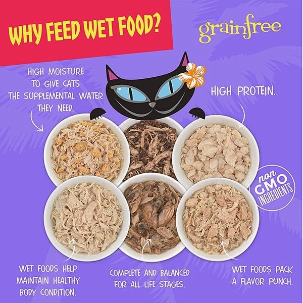 Tiki Cat Aloha Friends Tuna, Ocean Whitefish & Pumpkin Recipe Canned Cat Food, 5.5oz