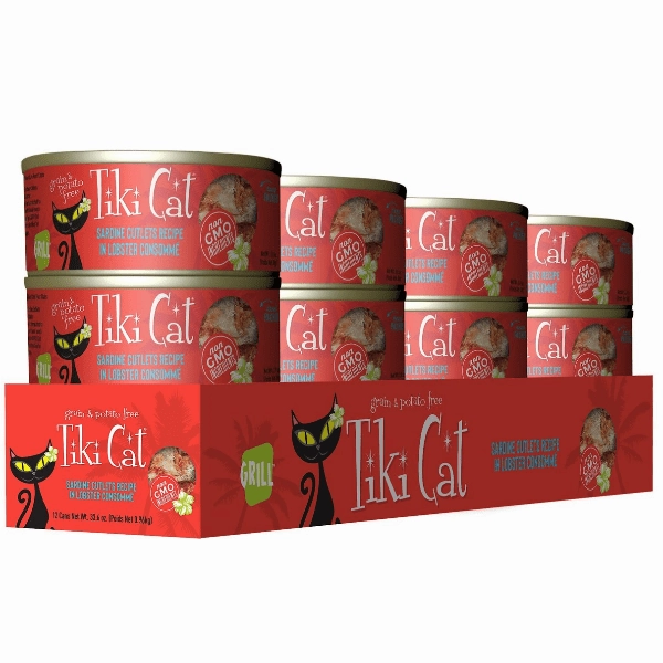 Tiki Cat Grill Sardines & Lobster Canned Cat Food (SPECIAL ORDER ITEM)