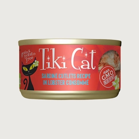 TIKI CAT Sardine Cutlets Recipe in Lobster Consomm Wet Food for Cats