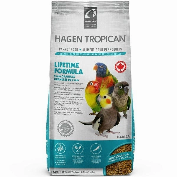 Tropican Lifetime Formula 2mm Granules for Parrots