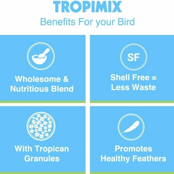 Tropimix Enrichment Food For Cockatiels and Lovebirds