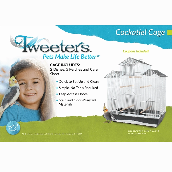 Tweeters Cockatiel Cage