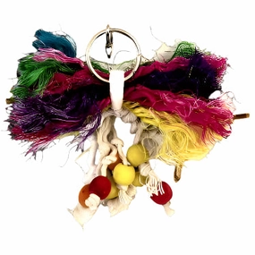 Tweeters Leather Kabob Bird Toy
