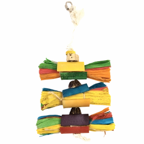 Tweeters Mahogany Pod Stacker Bird Toy