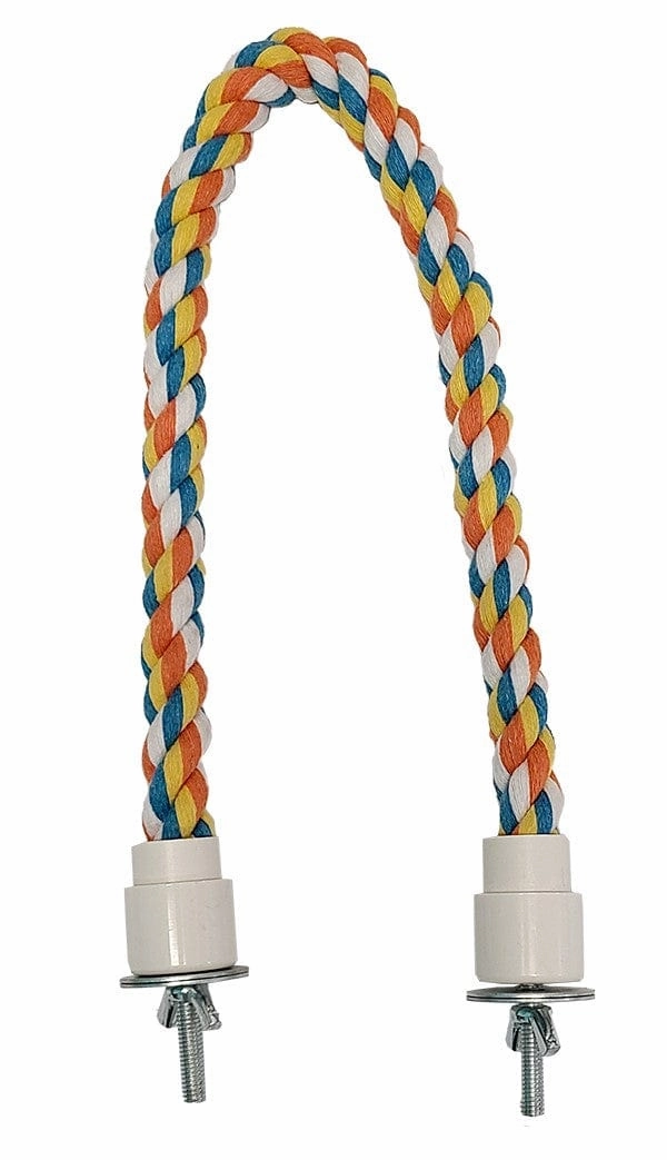 Tweeters Multi-Coloured Cotton Perch For Birds; available in 4 sizes