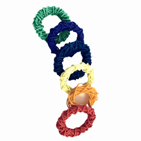 Tweeters Woven Wicker Rings Bird Toy