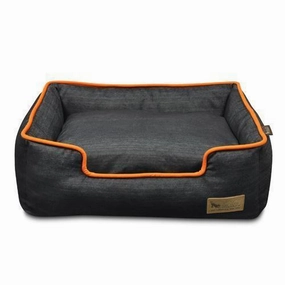 Urban Denim Lounge Dog Bed Medeival Blue/Mandarin