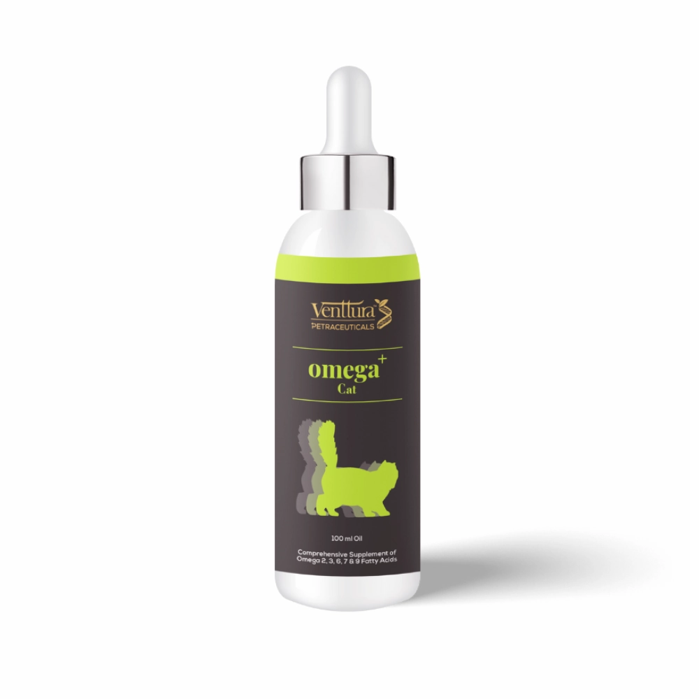 Venttura Healthy Skin & Glowing Coat Omega Fatty Acid Supplement for Cats
