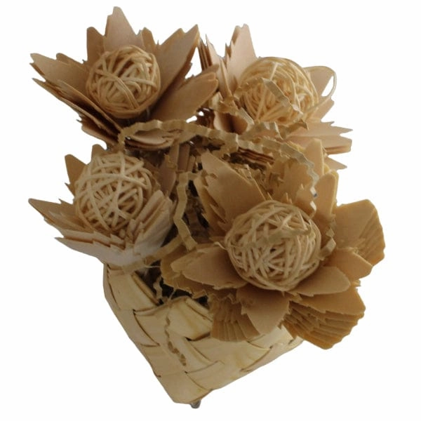 Verdant Blooming Pot Bird Toy