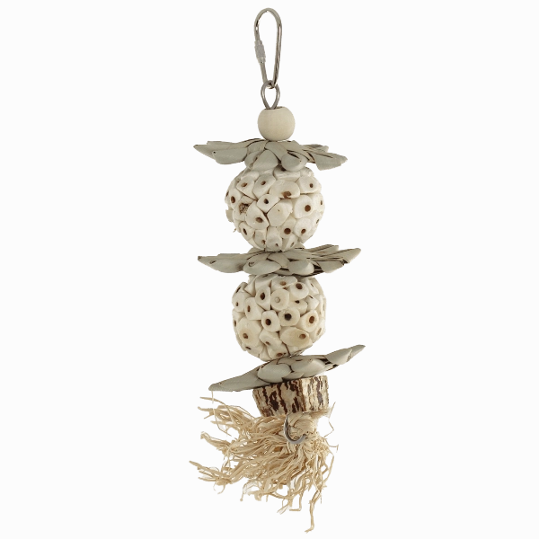 Verdant Palm Star Balls Bird Toy
