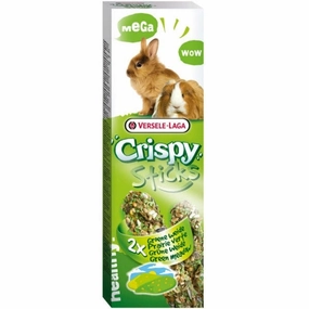 Versele-Laga Crispy Megasticks for Rabbits-Guinea Pigs "Green Meadow" Flavour