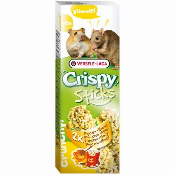 Versele-Laga Crispy Sticks Hamsters-Rats Popcorn & Honey Flavour