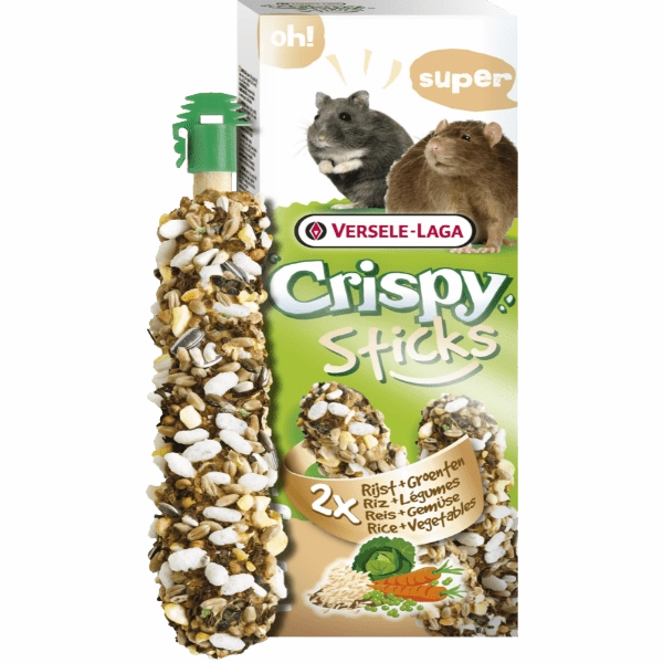 Versele-Laga Crispy Sticks Hamsters-Rats Rice & Vegetables Flavour