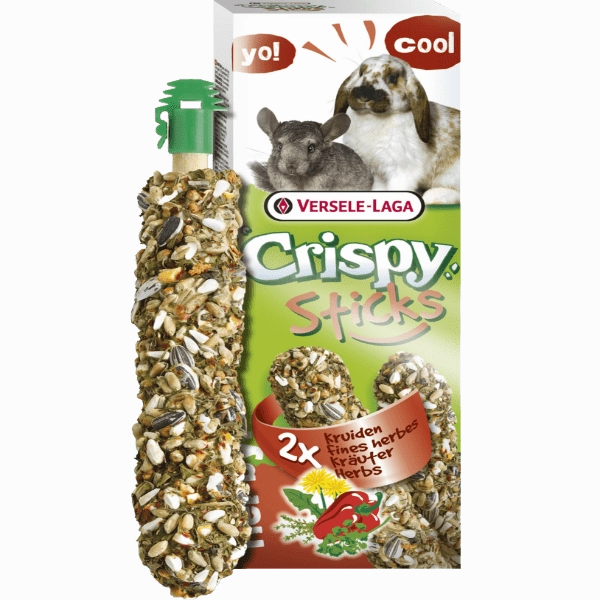 Versele-Laga Crispy Sticks Rabbits-Chinchillas Herb Flavour